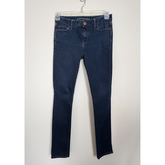 Banana Republic Denim - Banana Republic Skinny Jeans Dark Wash Womens 27 Low Rise Denim